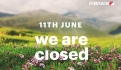 FIBRAIN is closed on June 11th