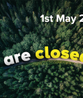 FIBRAIN is closed on May 1st