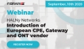 FIBRAIN Academy Webinar presents - HALNy Networks - The Polish producer of ONT and WiFi Routers!